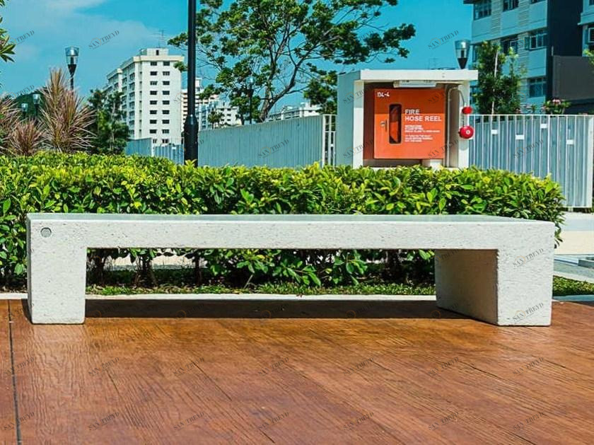 Metalco Реконструированная каменная скамья без спинки sun-id-1349516