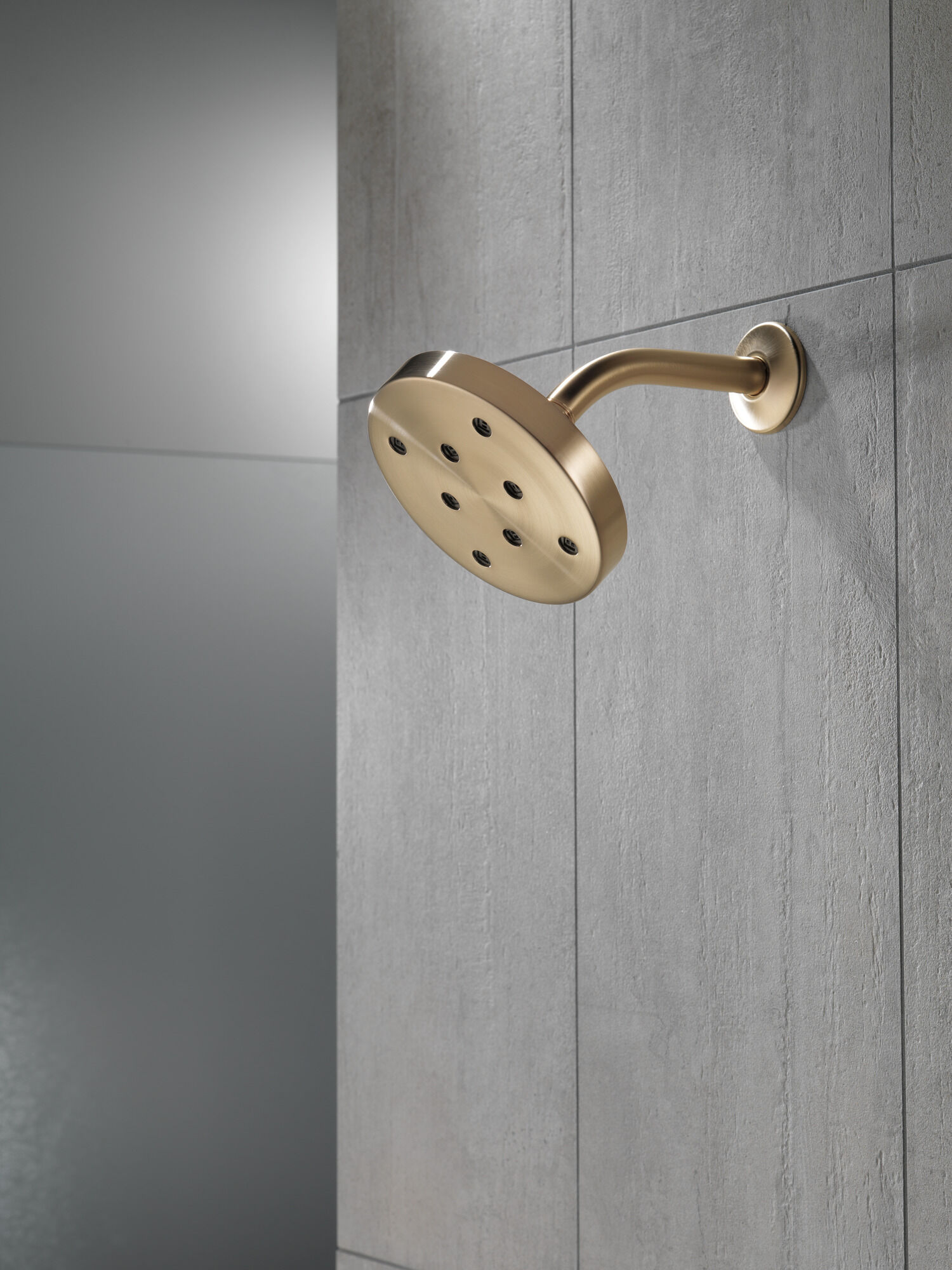 52175-CZ H2Okinetic® Металлическая душевая лейка Raincan с одинарной настройкой Delta Faucet Universal Showering Шампанское бронза  - Вид №2