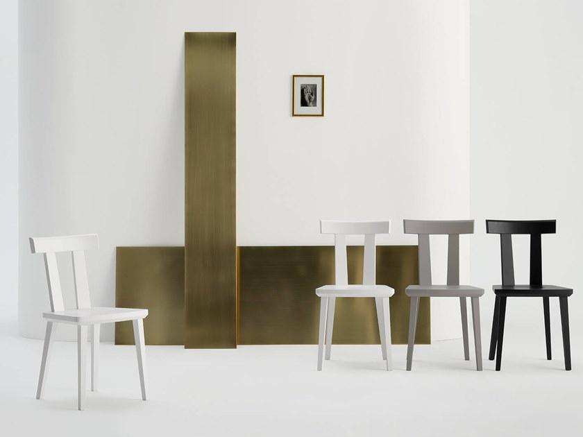 SIPA Стул из лакированного дерева Milano sun-id-1384541 - Вид №4