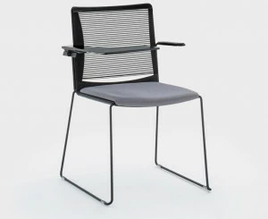 Viganò Стул для конференций Sled из ткани с клапаном Winner