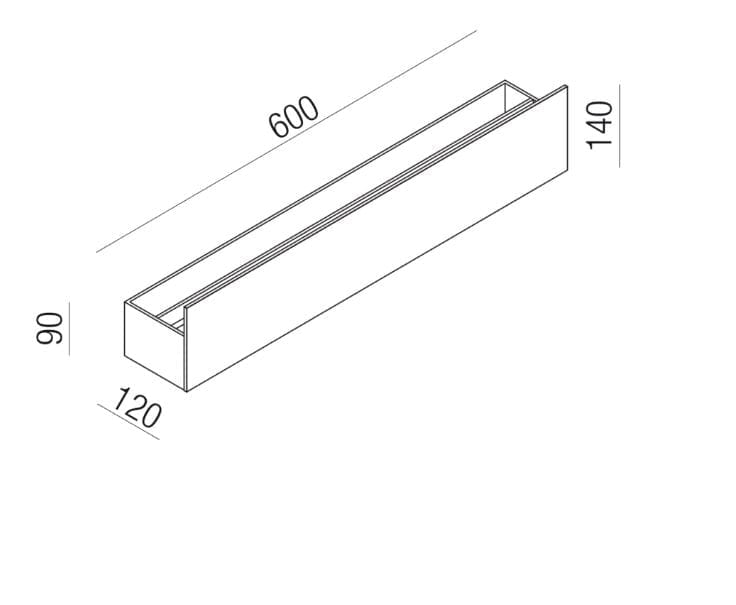 Алюминиевый держатель для полотенец In Stock Agape ARCH-00151151 - Вид №7