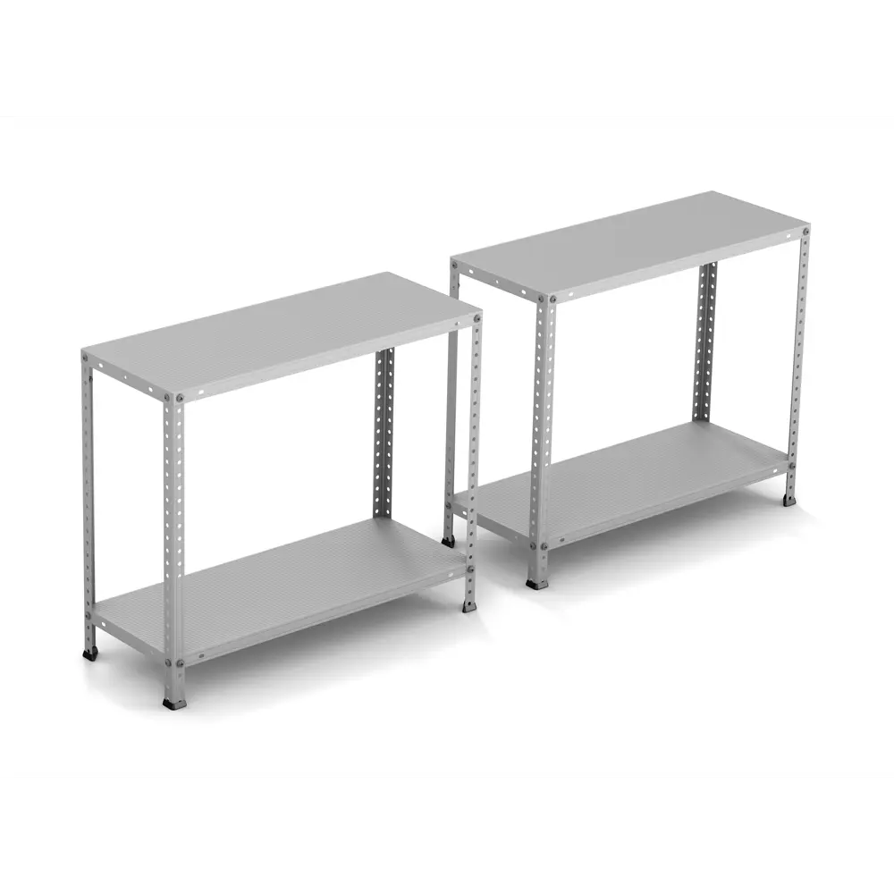 Стеллаж ЛЦ Элемент L 4 полки 70x140x30 см нагрузка на полку до 50 кг сталь оцинкованная 82745959 STLM-2133868 Santreyd  - Вид №4