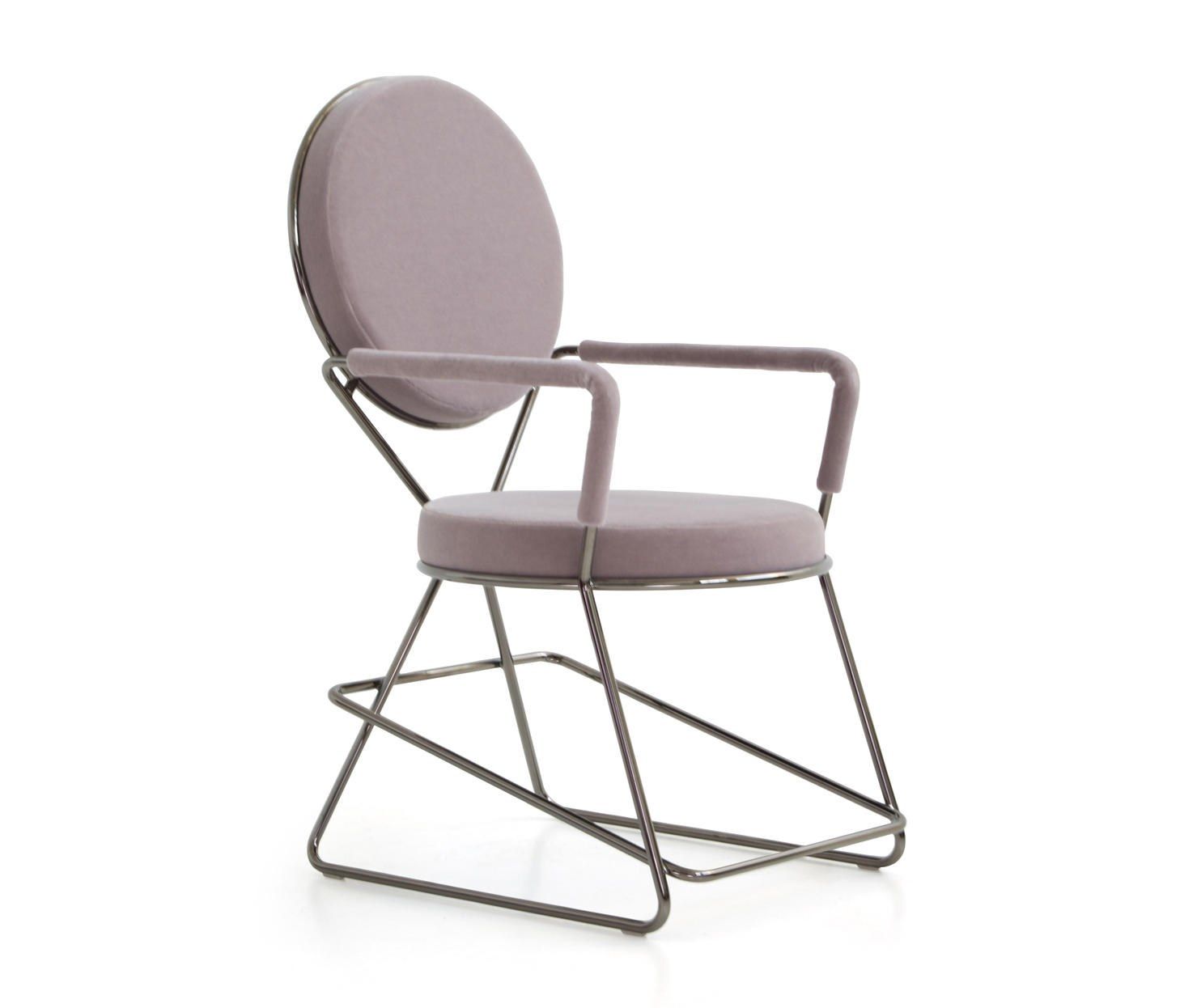 Мягкий стул с подлокотниками MOROSO Double Zero ARCH-00033244 - Вид №1