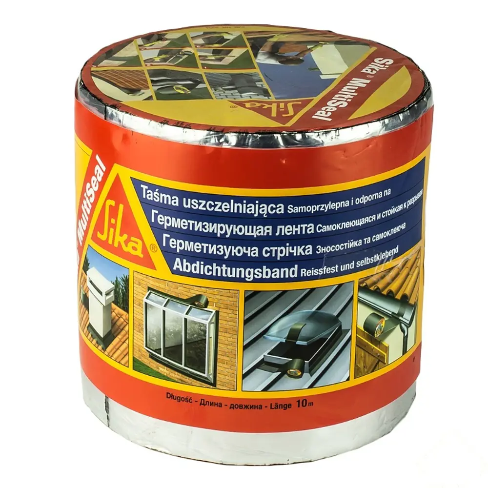 Лента герметизирующая Sika MultiSeal, 10 м x 15 см, цвет алюминий 12744453 STLM-2078459 