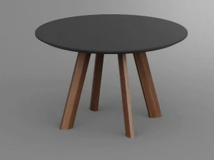 Vitamin Design Круглый деревянный стол Rhombi