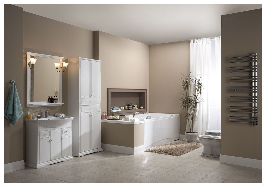 Зеркало Aquanet Лагуна 85 белый 00175305 - Вид №2