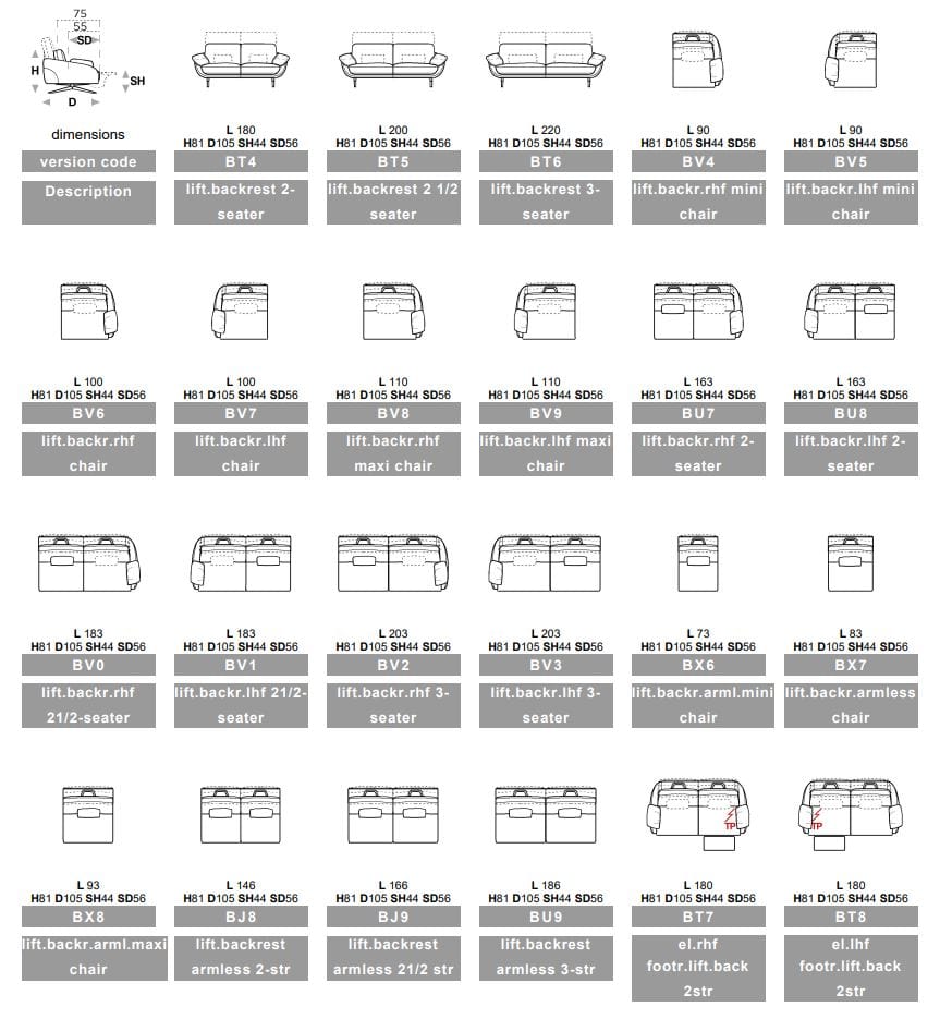 Тканевый диван с подголовником Calia Italia Superior ARCH-00148097 - Вид №7