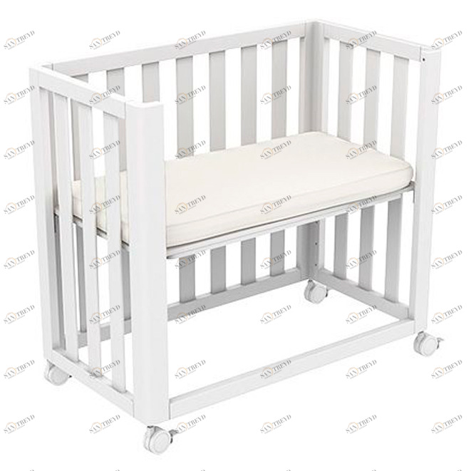 Приставная кроватка Bed Co-sleep белая ELLIPSE ELLIPSE BED 351826 Белый Santreyd 