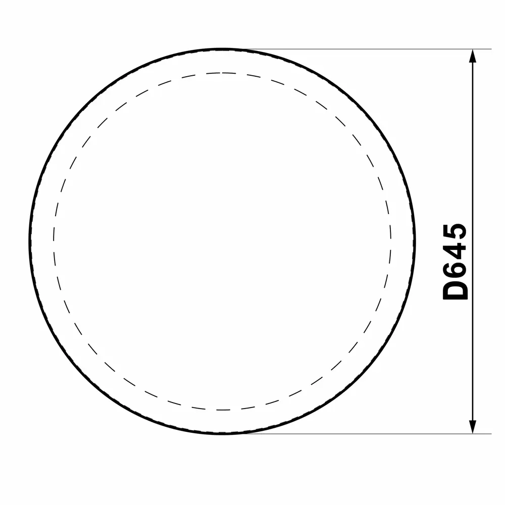 Зеркало «Мальта люкс» с подсветкой ø 64.5 см 82184126 STLM-2209397 Santreyd - Вид №7