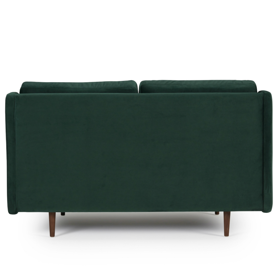 Диван двухместный Holme с ножками из дуба/ореха, темно-зеленый Kragelund 28102208603 - Вид №5