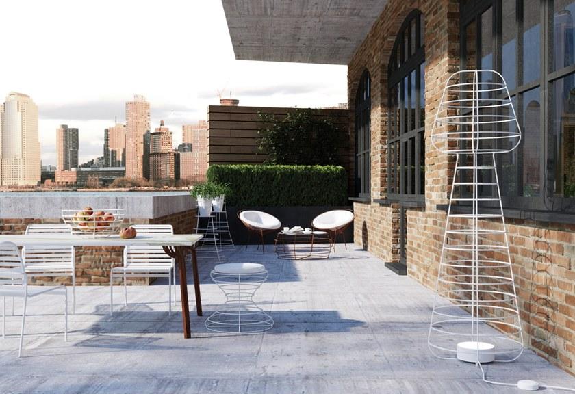 Barel Торшер из цельного стержня ручной ковки Filodiferro sun-id-1439609 - Вид №2