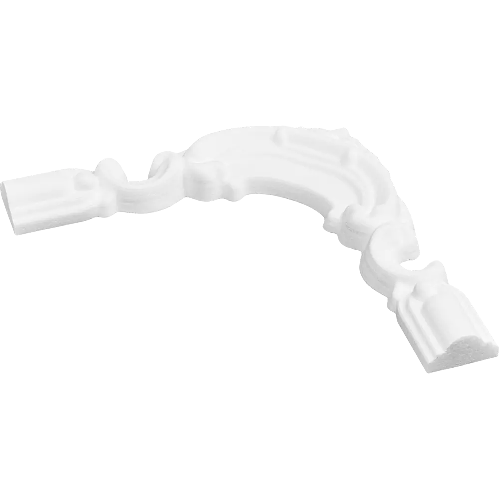 Декоративный угол для потолочного плинтуса NMC C07-C3 белый 4 шт 89342770 STLM-1567765