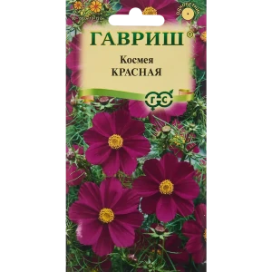 Семена цветов Гавриш космея красный 86222826 STLM-2196441