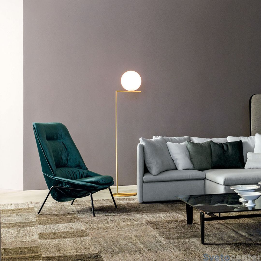 Flos F3173059 IC F1 OTT торшер золото 117547 - Вид №2