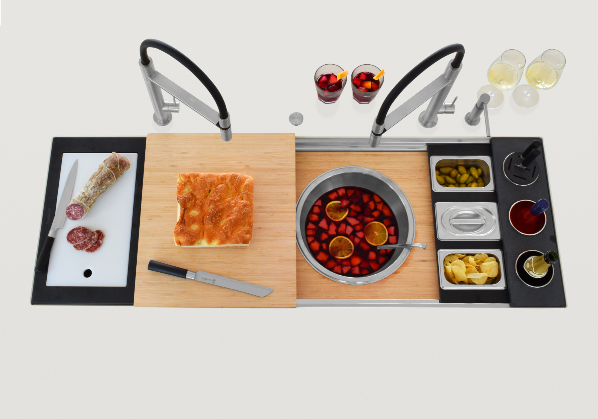 1049856 Раковина Happy Hour Gun Metal - 1049 856 Fosterspa  - Вид №9