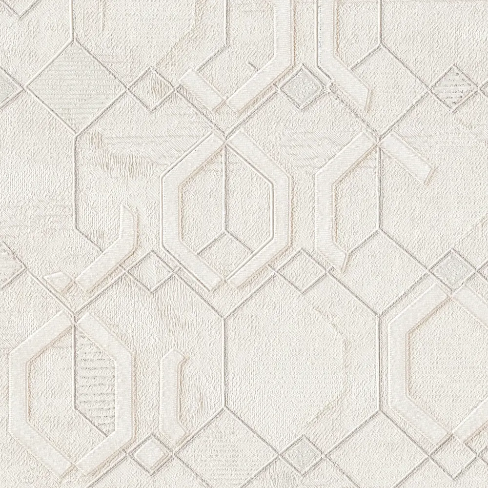 Обои флизелиновые Московская обойная фабрика Эликсир белые 1.06 м 4290-1 STLM-2193444 - Вид №1