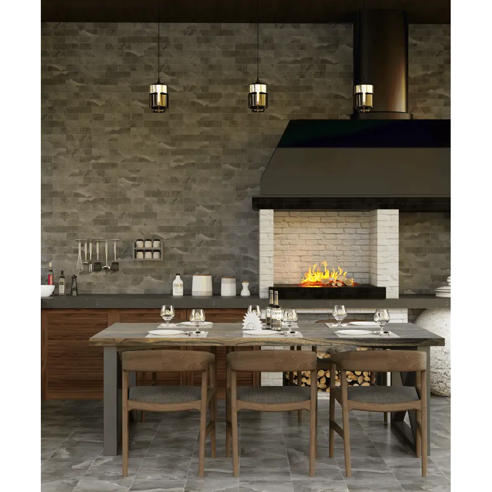 Плитка клинкерная Керамин Касл Рок 2 24.5x6.5 см 0.54 м² цвет серый Не применимо STLM-2037332 - Вид №3