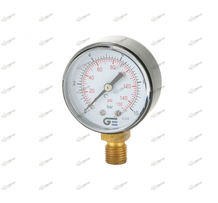 GENEBRE 3820n 002 Манометр Ø 53, нижнее соединение, резьба NPT 