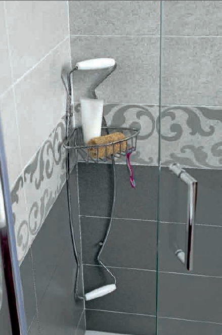 890HELP(08) Stil Haus, держатель в ванную для рук и ног + решётка, цвет хром 