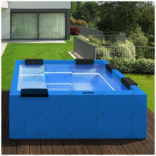 Бассейн Gruppo Treesse Maya Plus-V232I-G прямоугольный встроенный голубой PLUSV232IG