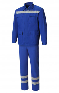 65540 Костюм "Эксперт-2" с СВП василек  Летняя спецодежда  размер 64-66/170-176