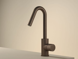 Смеситель для раковины из латуни с регулируемым горлышком