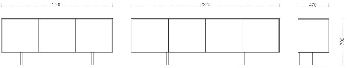 Ronda Design Буфет из дерева sun-id-1482055 - Вид №4