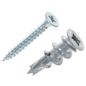 Дюбель дрива Standers 13x31 мм, с саморезом, металл, 50 шт. 81950476 STLM-2030923