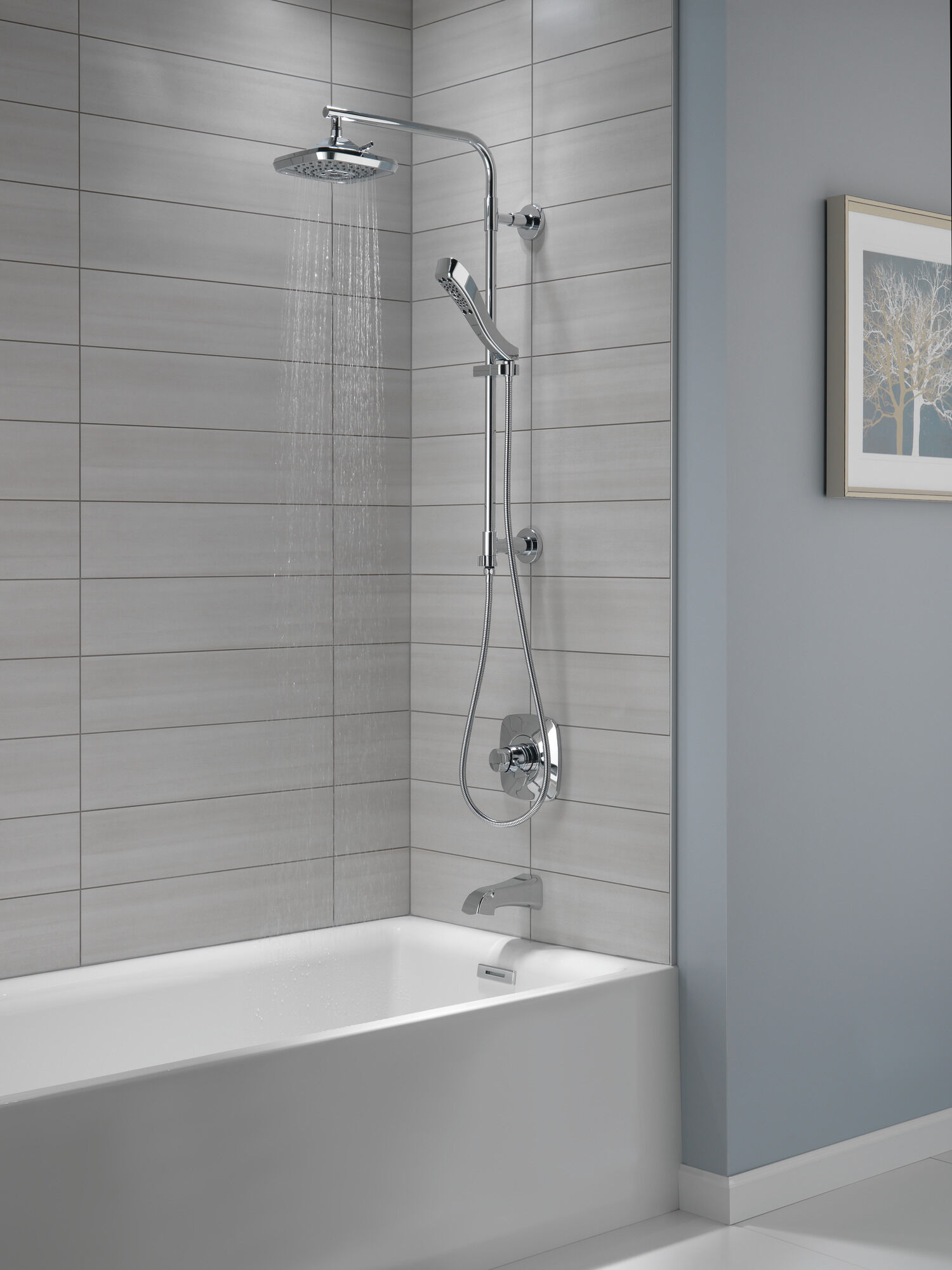 RP78735SP Излив ванны - отводной клапан Delta Faucet Tesla Матовый никель Spotshield - Вид №3