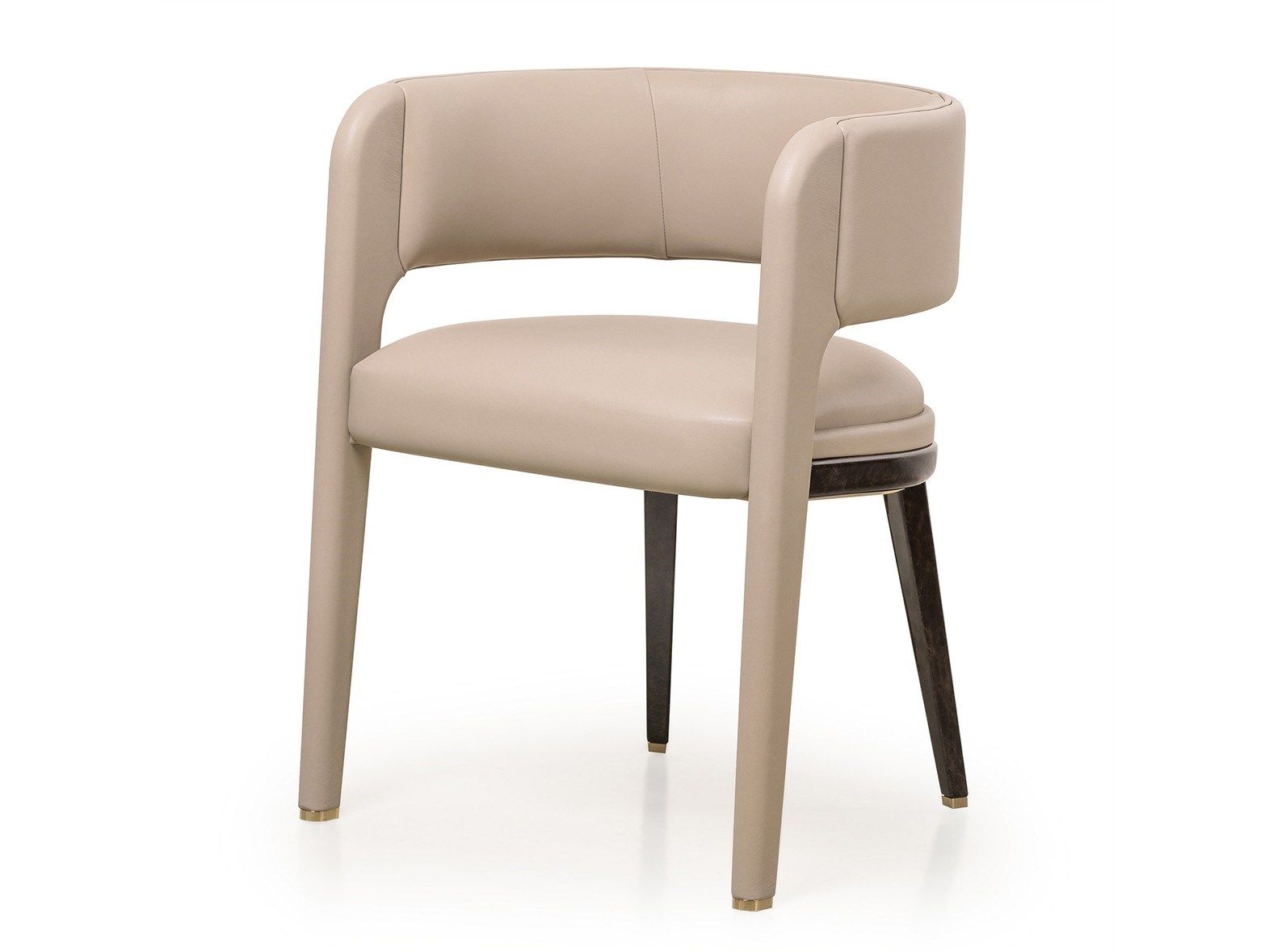 Кожаное кресло с подлокотниками Turri ARCH-00131485