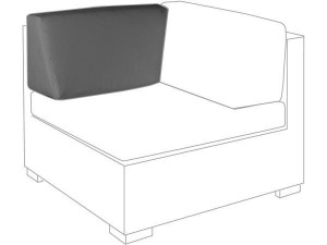 10.00.1416 Угловой модуль, боковая подушка слева, наружный гранит Mbm