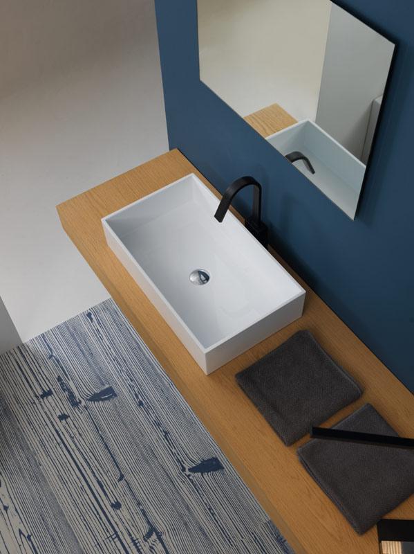 BXLA600 Накладная раковина на столешницу GSG CERAMIC BOX - Вид №8