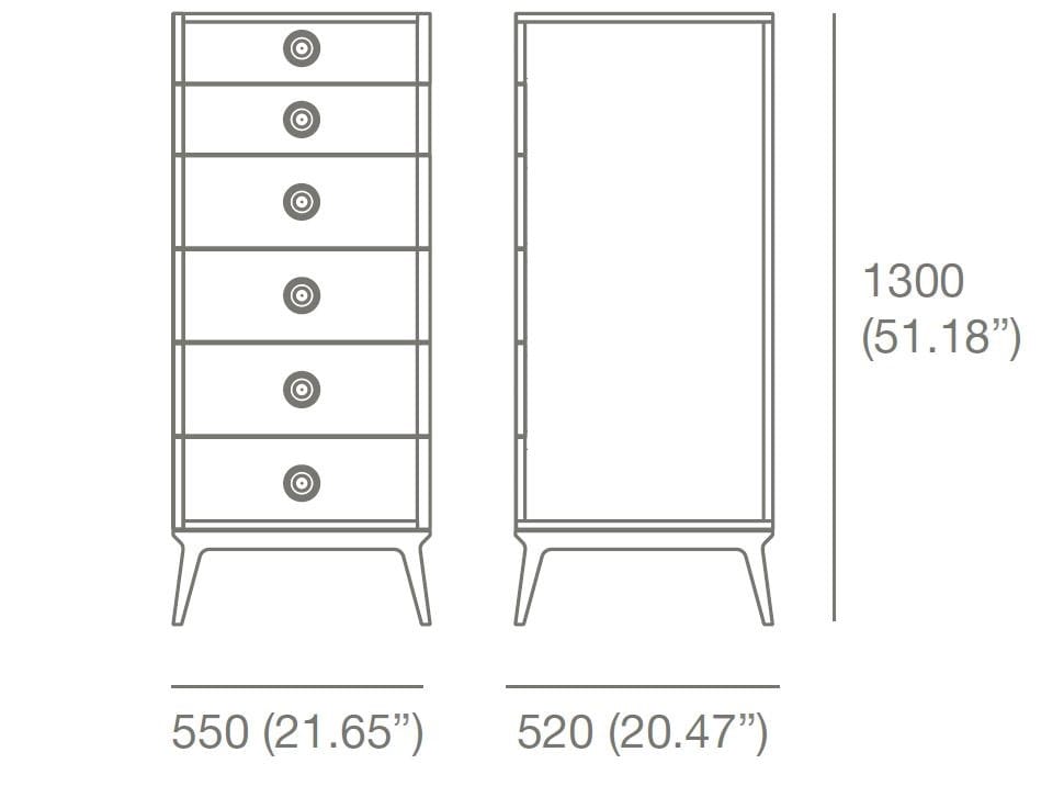 Комод венге Case Valentine ARCH-00054244 - Вид №2