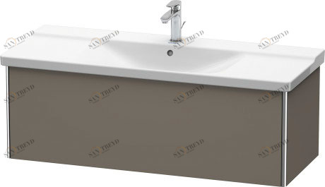 XS408309090 Тумбочка подвесная XSquare #XS4083 1210 x 473 мм Фланелево-серый шелковисто-матовый лак Duravit