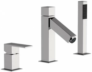 Rubinetterie Mariani Комплект для ванны на 3 отверстия с ручным душем Tower 237-tw