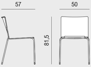 Viganò Стул из ткани штабелируемый для залов ожидания Daisy sun-id-1473217 - Вид №4