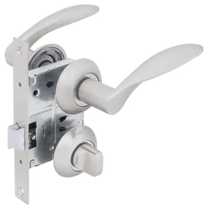 Дверные ручки Фабрика Замков 05L 170 BK с запиранием алюминий гальваническое покрытие цвет матовый никель