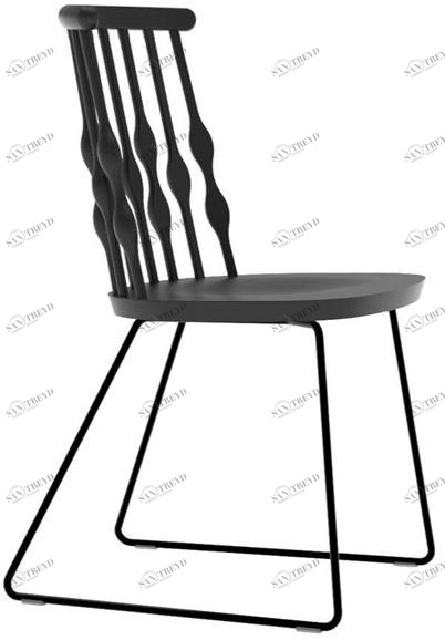 Andreu World Сани стул из бука Nub Si1450