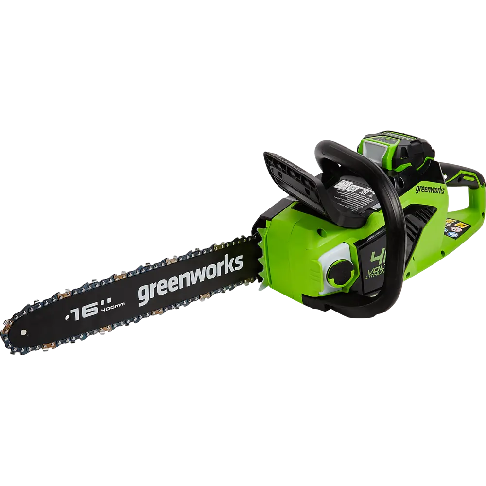 Аккумуляторная пила Greenworks 2005807UA 40 В шина 40 см АКБ и ЗУ в комплекте STLM-2041921