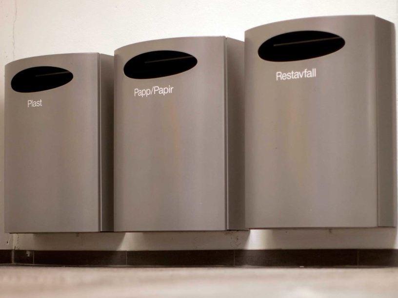 VESTRE Урна из оцинкованной стали с крышкой для улицы Urban sun-id-1420351 - Вид №9