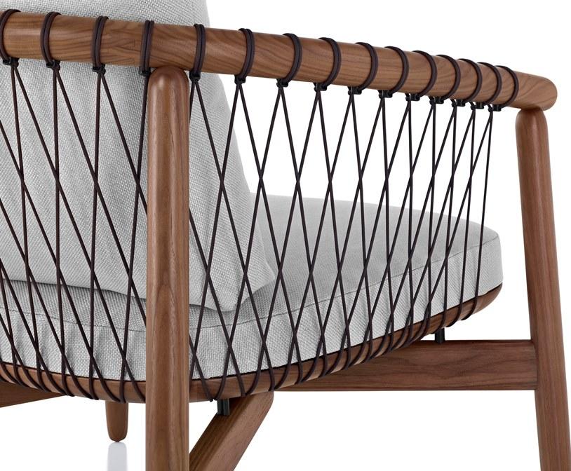 Herman Miller Кресло из дерева и ткани с подлокотниками Crosshatch sun-id-1451710 - Вид №12