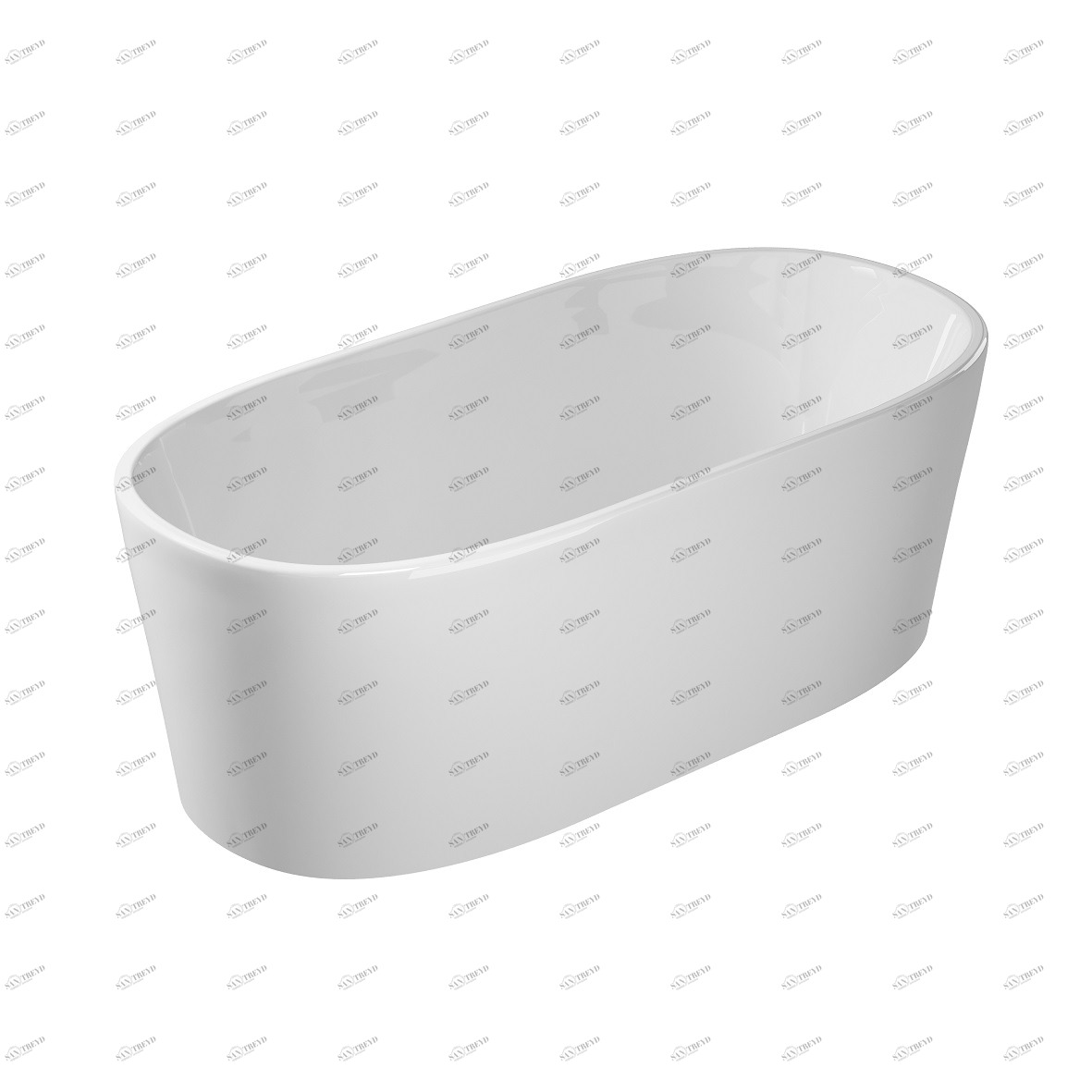 Ванна Белый 7239 GALASSIA Eden