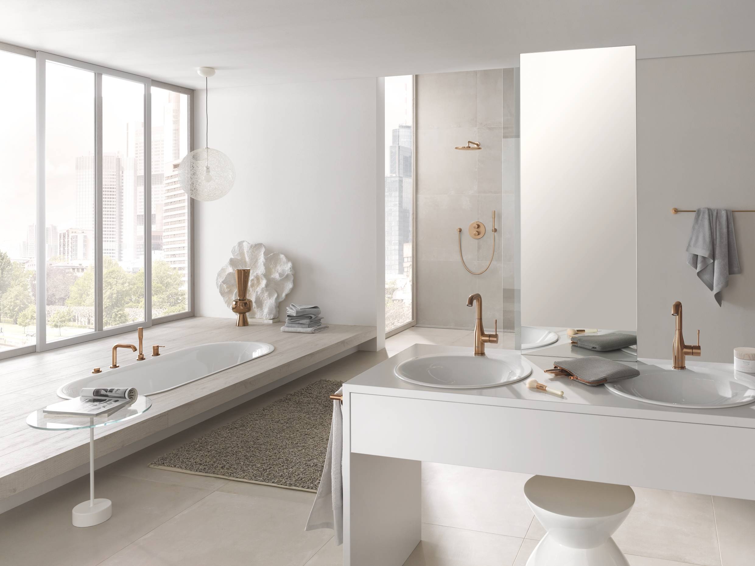 Смеситель для раковины GROHE Essence New, теплый закат матовый (32628DL1) - Вид №4