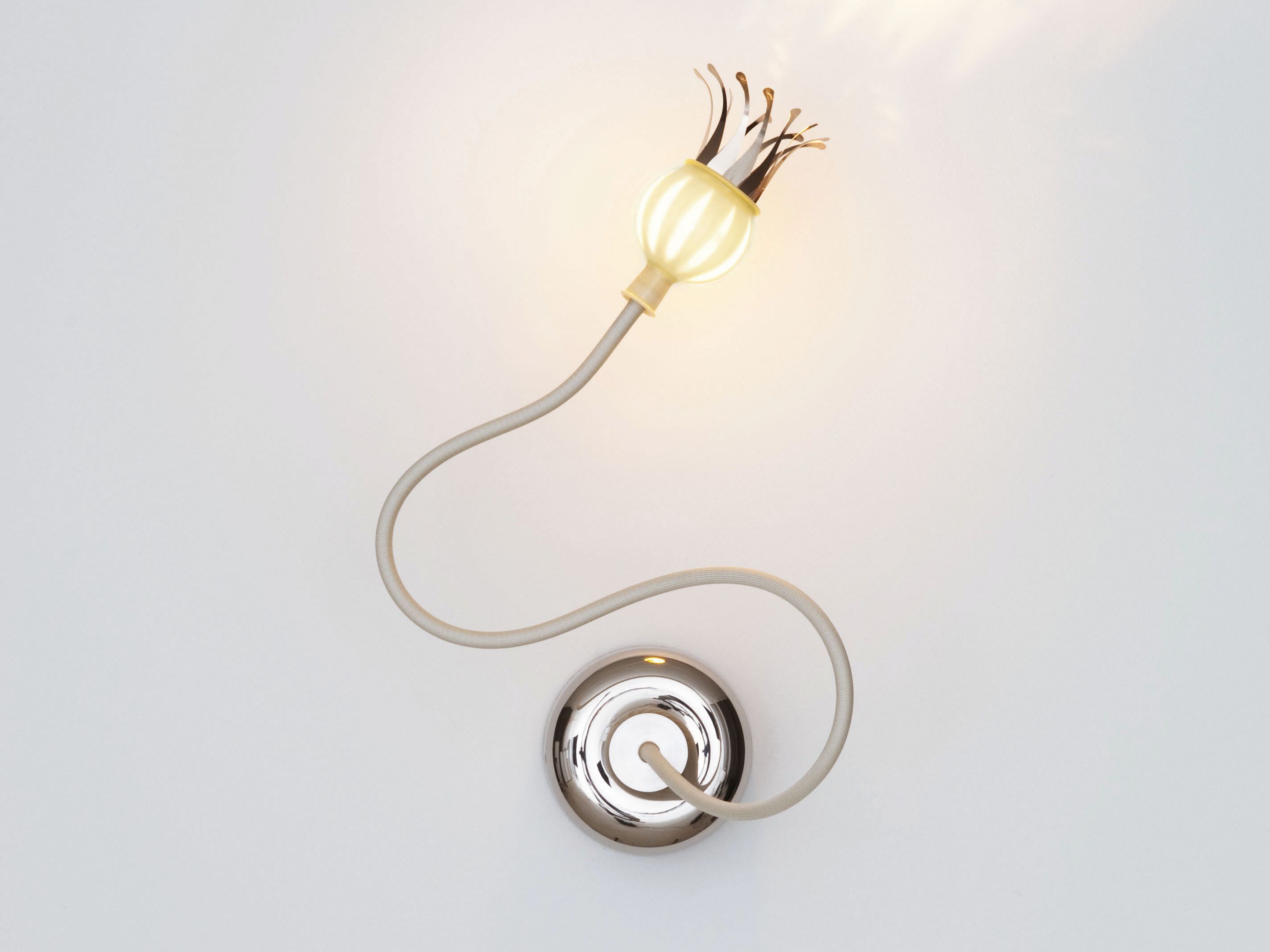 Алюминиевый и стеклянный настенный светильник с гибкой рукояткой serien.lighting POPPY ARCH-00006700 - Вид №12