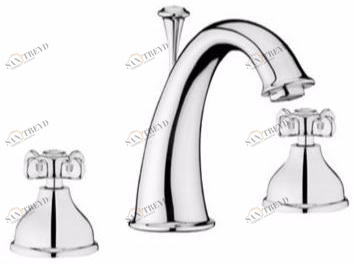 GALASSIA Смеситель для раковины на 3 отверстия Ethos sun-id-1376688