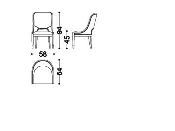 Тканевое кресло OPERA CONTEMPORARY 49004 ARCH-00027428 - Вид №2