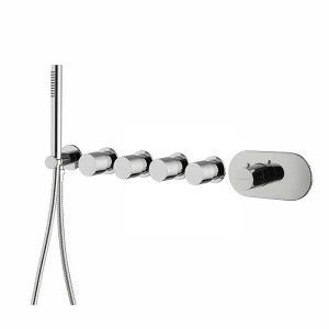 F3188X4 Встроенный Термостатический Смеситель для душа/ванны на четырепотребителя FIMA CARLO FRATTINI Fimatherm