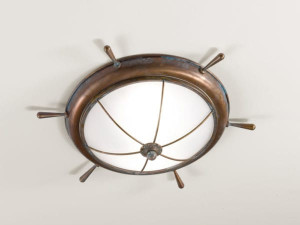 Светодиодный потолочный светильник из пескоструйного стекла