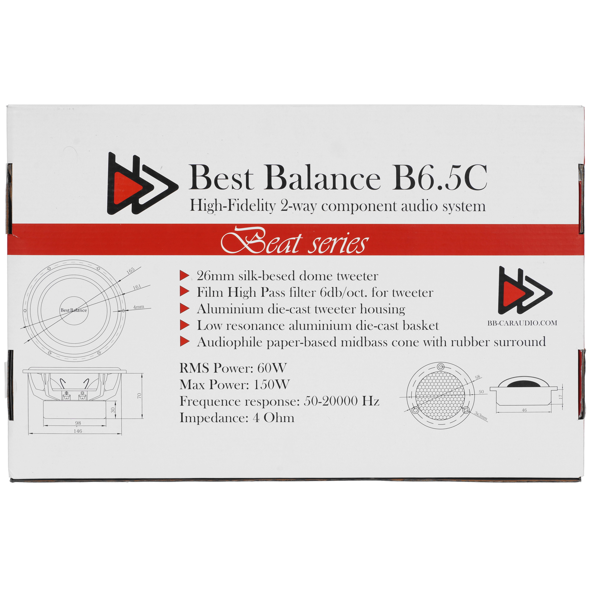 5098300 Компонентная акустическая система Best Balance B6.5C STDN-0103086 - Вид №5