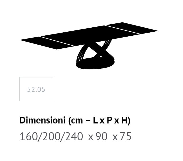 Овальный обеденный стол из стали и дерева Bontempi Casa FUSION ARCH-00070074 - Вид №10